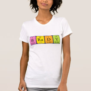 Brady periodieke table name shirt