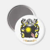 Brady Wapen (Family Crest) Magneet (Voorkant / Achterkant)
