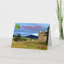 Braemar Castle - Farquharson Clan kerstKaart