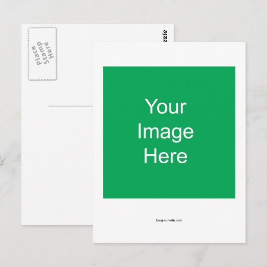 Brag-o-matic Patent Briefkaart (Voorkant / Achterkant)