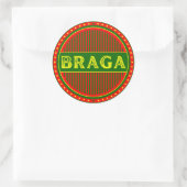 Braga City Pride Emblem – Portuguese Identity Ronde Sticker (Tas)