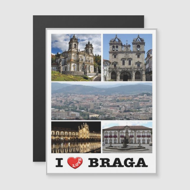 Braga - I Love - Portugal - (Voorkant / Achterkant)