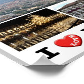 Braga - I Love - Portugal - Poster (Hoek)