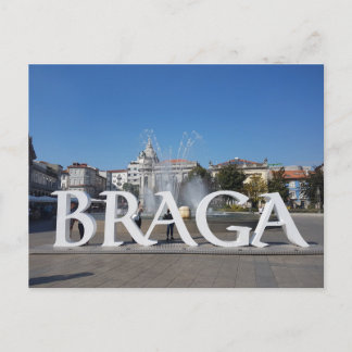 BRAGA,PORTUGAL BRIEFKAART