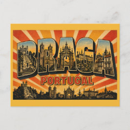 Braga Portugal Oude Aartsbisdom Briefkaart