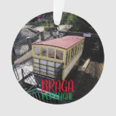 Braga, Portugal Panoramiek kerstversiering Ornament (voorkant)