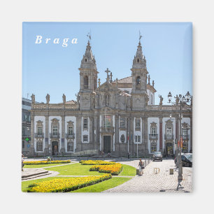 Braga. Uitzicht van het stadscentrum. Magneet