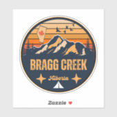 Bragg Creek, Alberta Sticker (Vel)