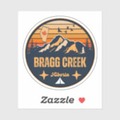 Bragg Creek, Alberta Sticker (Vel)
