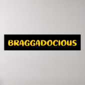 BRAGGADOCIEUS POSTER (Voorkant)
