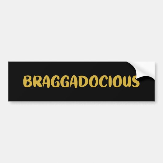BRAGGADOCIEUZE BUMPERSTICKER (Voorkant)
