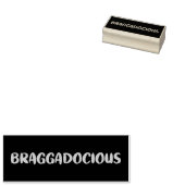 BRAGGADOCIOUS WOOD ART STEMPEL (Gestempeld)