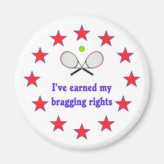 Bragging Rechten Tennis Magneet (Voorkant)