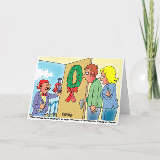 BRAGGY KERSTNIEUWSBRIEF CARTOON WENSKAART FEESTDAGEN KAART