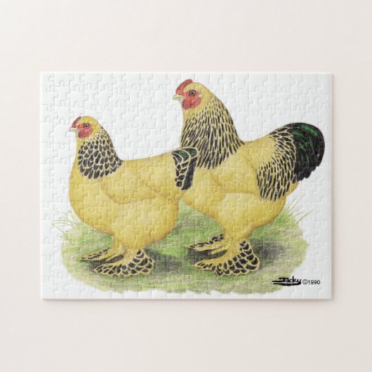 Brahma Buff Pair Legpuzzel (Horizontaal)