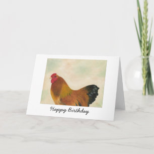 Brahma Chicken Birthday Card Kaart