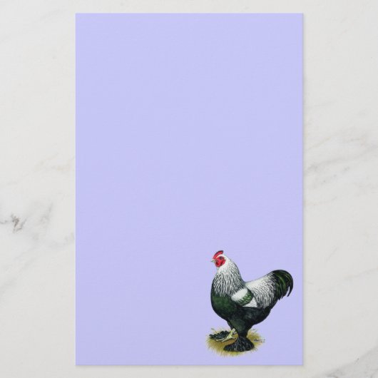 Brahma: Donkere rooster Briefpapier (Voorkant)