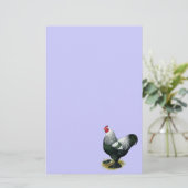 Brahma: Donkere rooster Briefpapier (Staand voorkant)
