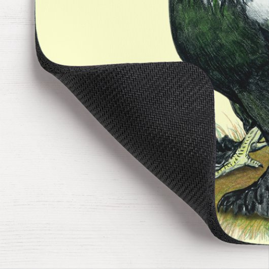 Brahma: Donkere rooster Muismat (Hoek)