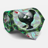 Brahma:  Fancy donkere rooster Stropdas (Opgerold)