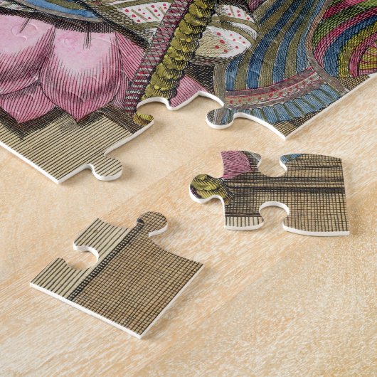 Brahma, hindoe god van de schepping, uit 'Voyage a Legpuzzel (Zijkant)