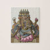 Brahma, hindoe god van de schepping, uit 'Voyage a Legpuzzel (Verticaal)