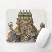 Brahma, hindoe god van de schepping, uit 'Voyage a Muismat (Met muis)