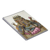 Brahma, hindoe god van de schepping, uit 'Voyage a Notitieboek (Rechterzijde)
