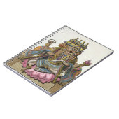 Brahma, hindoe god van de schepping, uit 'Voyage a Notitieboek (Linkerzijde)