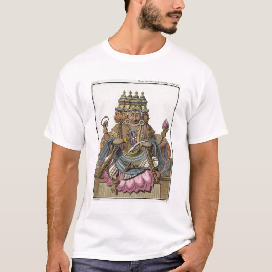 Brahma, hindoe god van de schepping, uit 'Voyage a T-shirt (Voorkant)