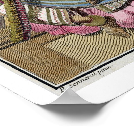 Brahma, Hindu god of creation, from 'Voyage aux In Poster (Hoek)