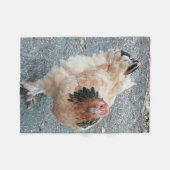 Brahma kip neemt een wc. fleece deken (Voorkant (Horizontaal))