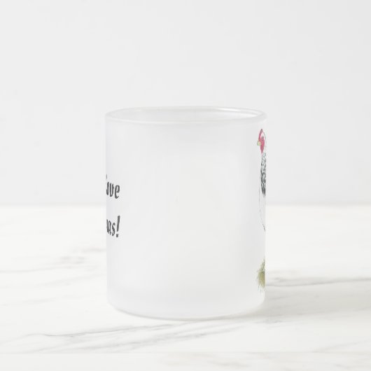 Brahma: Lichte rooster Matglas Koffiemok (Center)