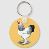 Brahma: Lichte rooster Sleutelhanger (Voorkant)