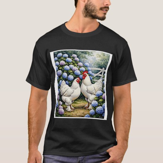 Brahma Pootra Witte Haan #3 T-shirt (Voorkant)