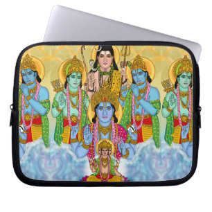 Brahma Vishnu Shiva Ram Krishna Laptophoes Laptop Sleeve