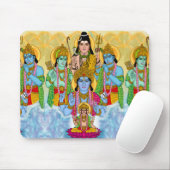 Brahma Vishnu Shiva Ram Krishna Muismat (Met muis)