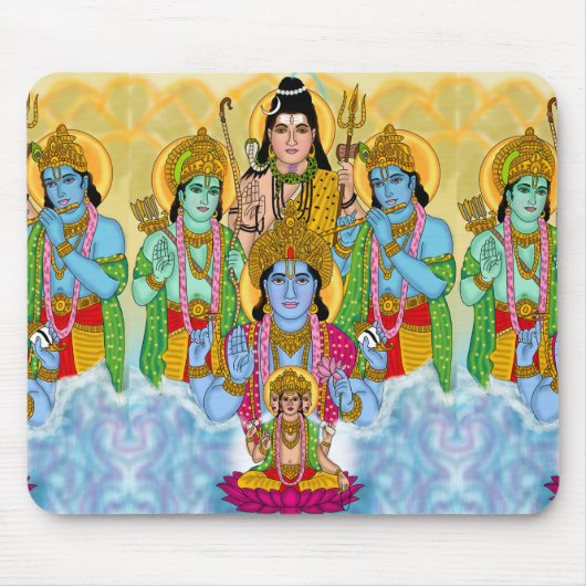 Brahma Vishnu Shiva Ram Krishna Muismat (Voorkant)
