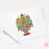 Brahma Vishnu Shiva Ram Krishna Sticker (Envelop)