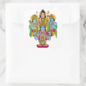 Brahma Vishnu Shiva Ram Krishna Sticker (Tas)
