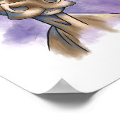 Brahman Koe Cartoon Poster (Hoek)