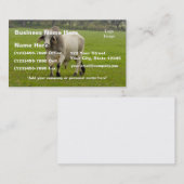 Brahman (ook bekend als Customize) Brahma) Bull in Visitekaartje (Voorkant / Achterkant)