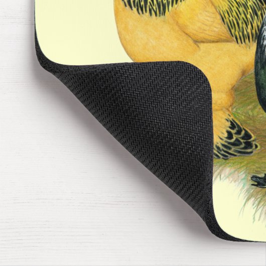 Brahmas Drie Roosters Muismat (Hoek)