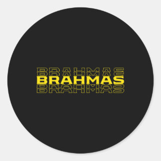 Brahmas San Antonio Football Tailgate Ronde Sticker