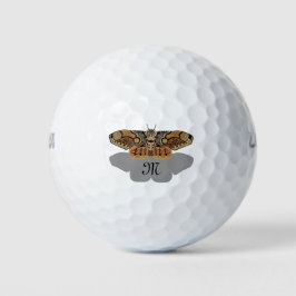 Brahmin Moth Monogram Golfballen