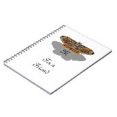 Brahmin Moth Monogram Notitieboek (Linkerzijde)