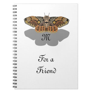 Brahmin Moth Monogram Notitieboek