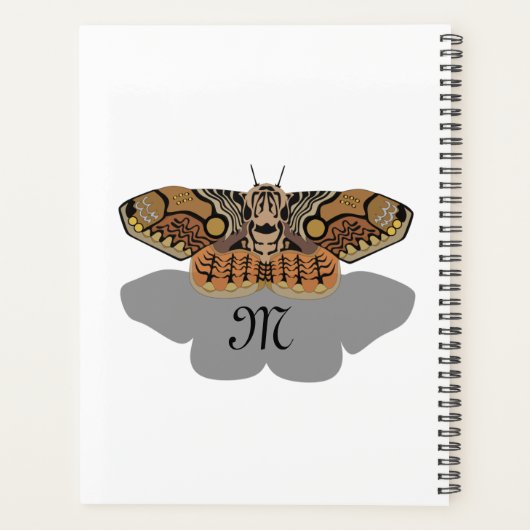 Brahmin Moth Monogram Planner (Achterkant)