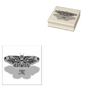 Brahmin Moth Monogram Rubberstempel (Gestempeld)
