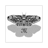 Brahmin Moth Monogram Rubberstempel (Afrduk)